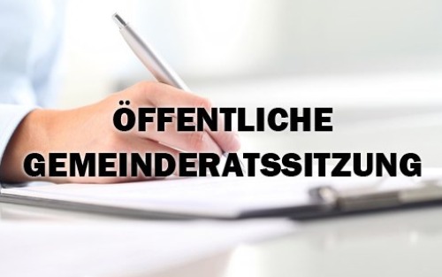 Einladung zur Gemeinderatssitzung am 26.06.2026