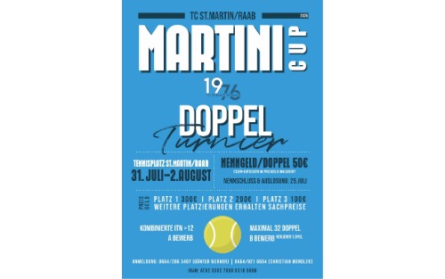 Martinicup des TC Sankt Martin an der Raab