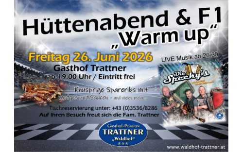 Hüttenabend & F1 