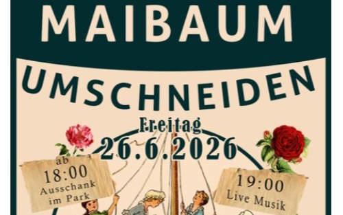 Maibaumumschneiden der Brauchtumsgruppe