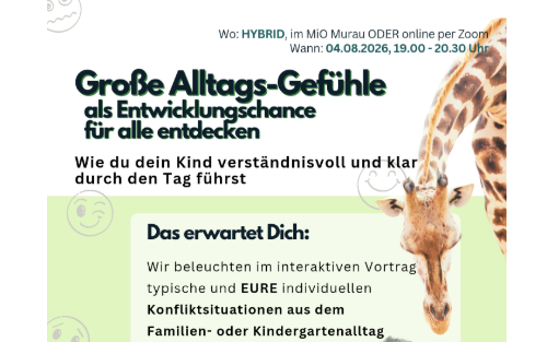 Vortrag Große Alltags-Gefühle