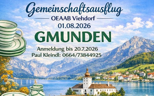 Gemeinschaftsausflug des ÖAAB Viehdorf