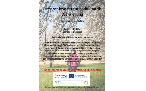 Grenzenlose Streuobstkulinarik