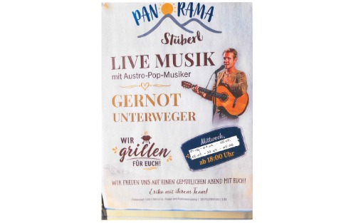 LIVE MUSIK im Panoramastüberl