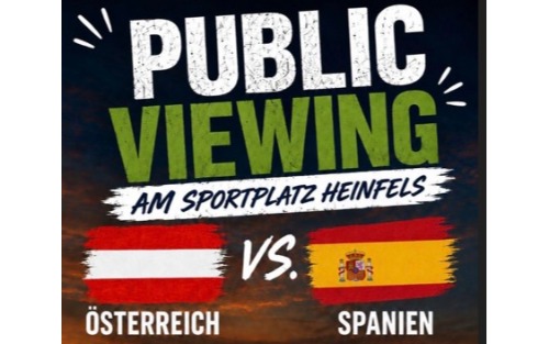 Public Viewing - Österreich gegen Spanien