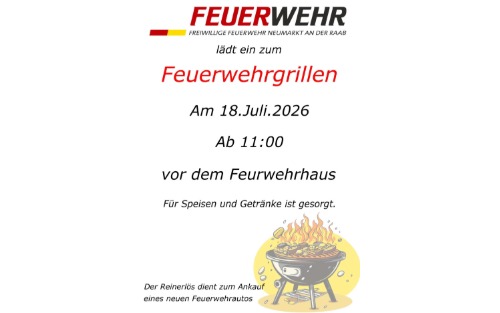 Feuerwehrgrillen der FF-Neumarkt an der Raab