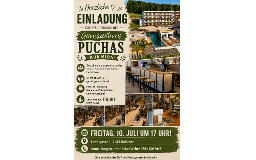 Gemeinsame Besichtigung Genusszentrum Puchas