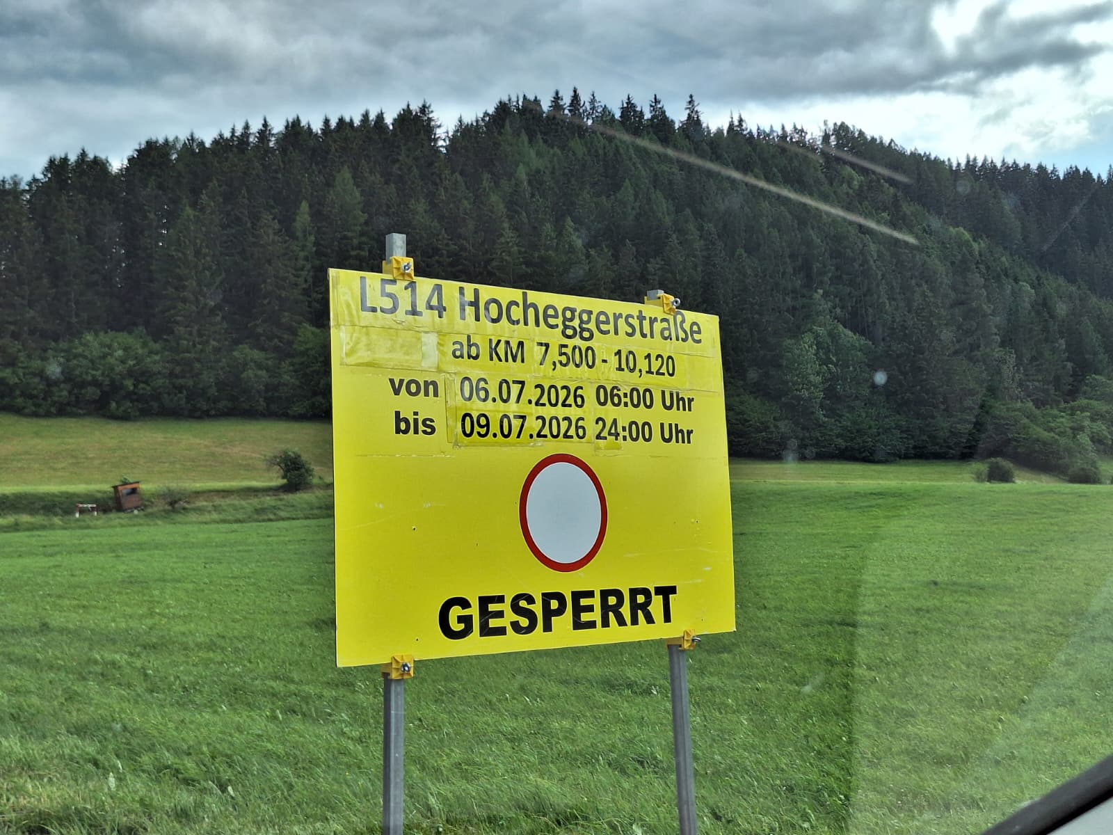 L514 Hocheggerstraße - GESPERRT