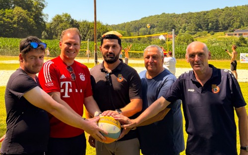 Volleyballturnier des FC Minihof-Liebau bei hitzigen Temperaturen