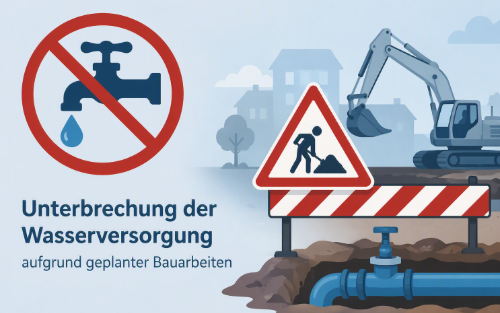 ! Unterbrechung Wasserversorgung In der Au !