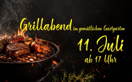 Doris Dorftreff: Grillabend im gemütlichen Gastgarten