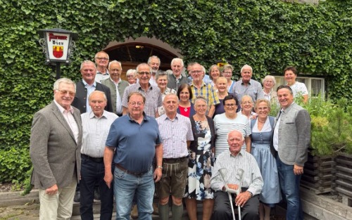 Schöne Geburtstagsfeier für unsere Jubilarinnen und Jubilare beim GH Anthofer