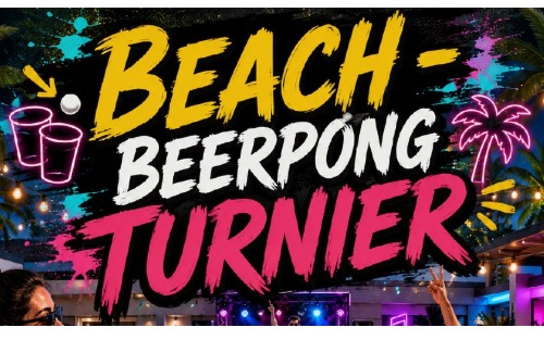 Beach-Beer-Pong Turnier