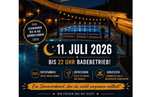 Nachtschwimmen im Alpenbad