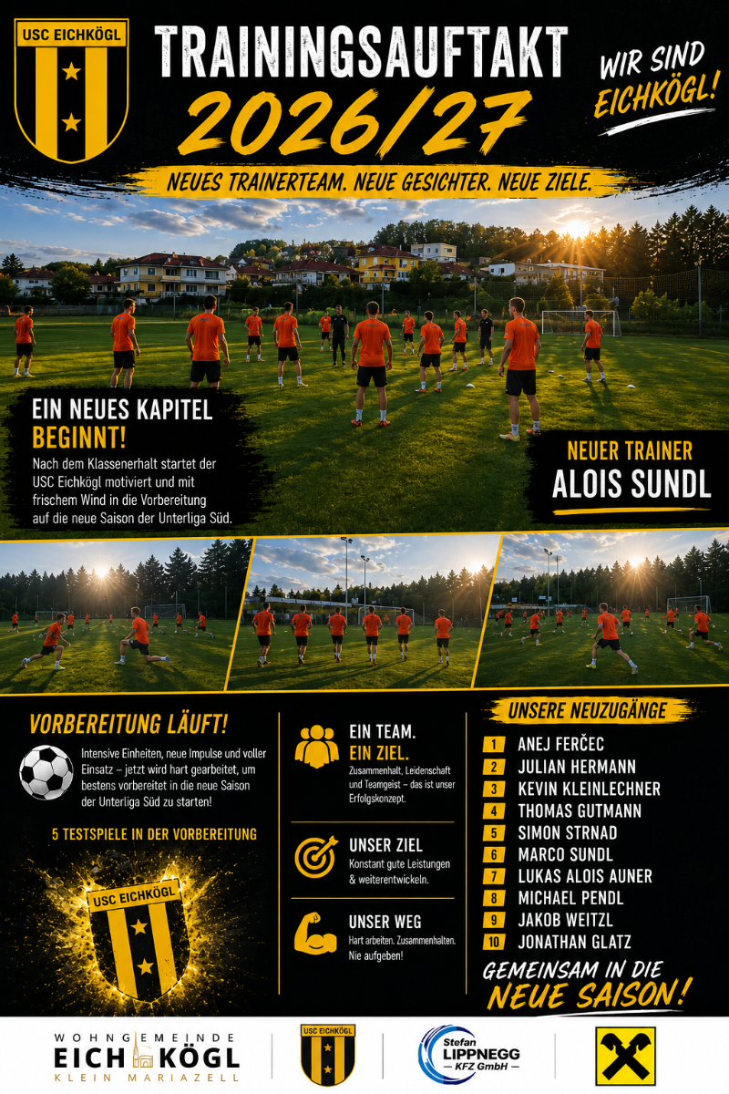 USC Trainigsstart + Aufbauspiele