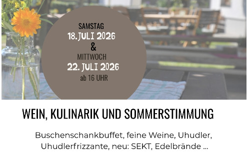 Gartenfest beim Weinhof Zieger