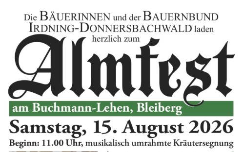 Almfest am Buchmann-Lehen, Bleiberg
