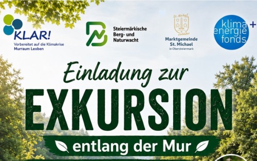 Einladung zur Exkursion entlang der Mur