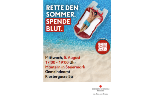 Blutspenden: Mittwoch, 5. August