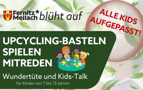 Upcycling Ferienaktionstage - upcycling-basteln, spielen und mitreden für unsere Umwelt!