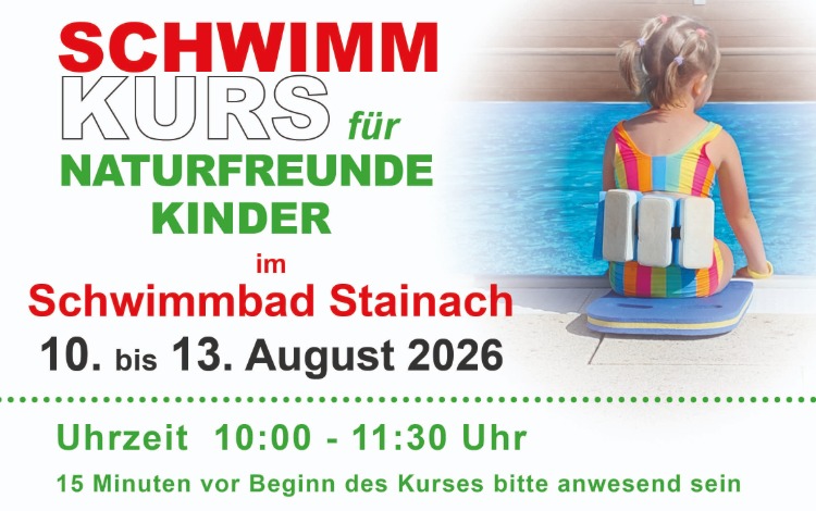 Schwimmkurs für Kinder im Erlebnisbad Stainach