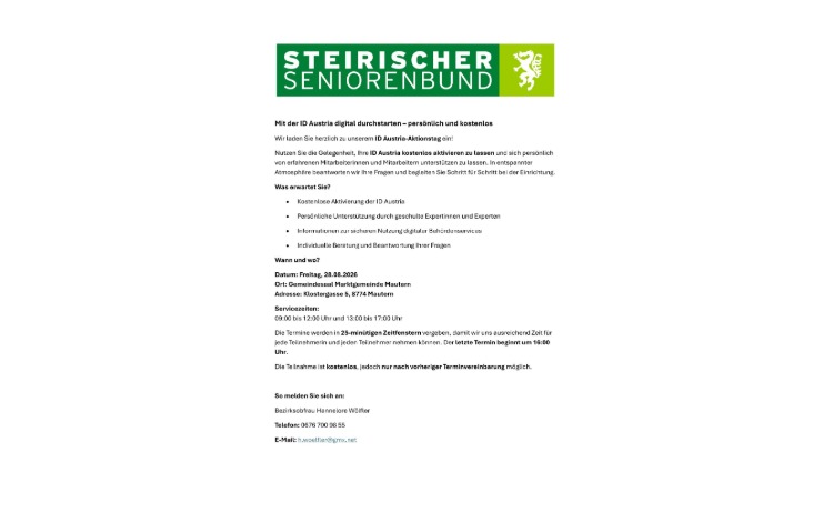 ID Austria-Aktionstag