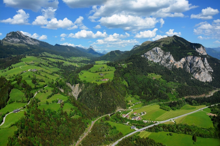 Stainach-Pürgg - Ansicht Lessern und Wörschachwald_1