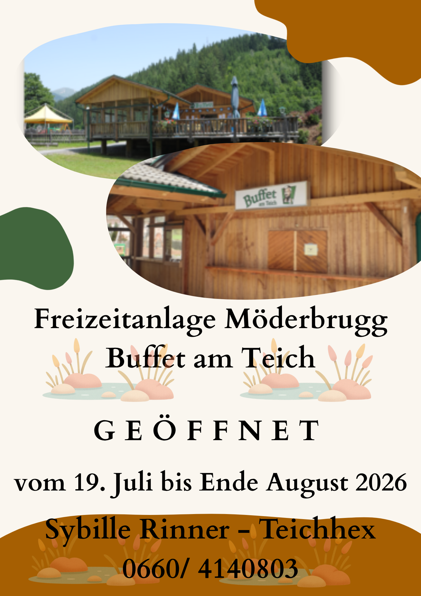 Freizeitanlage Möderbrugg - Buffet am Teich