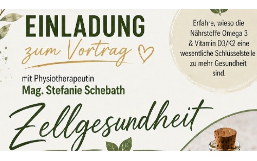 Vortrag - Zellgesundheit