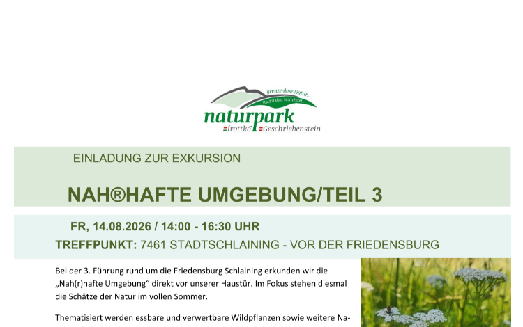 Naturpark Geschriebenstein - Nahrhafte Umgebung / Teil 3