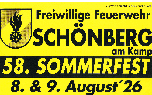 FF - Fest der Freiwilligen Feuerwehr Schönberg am Kamp
