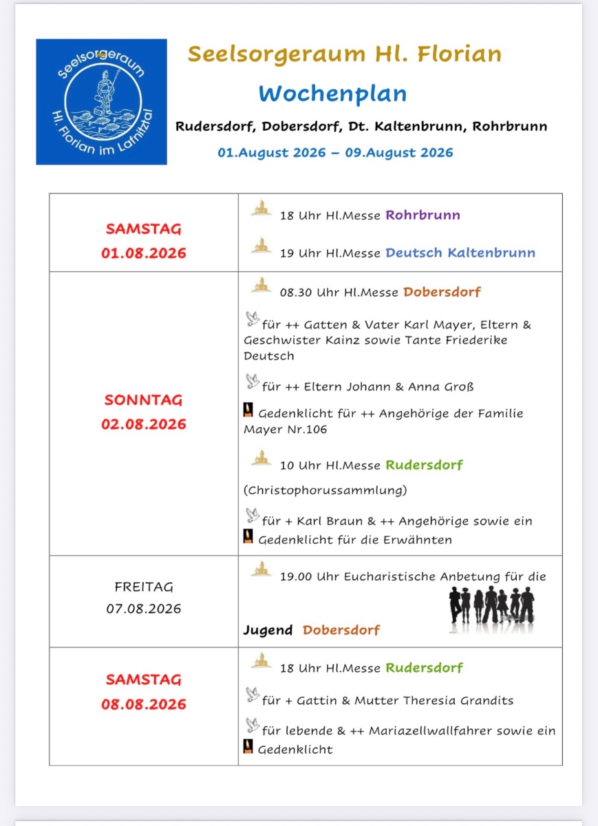 Gottesdienstsordnung 