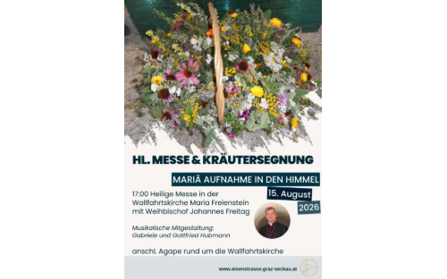 Heilige Messe & Kräutersegnung zu Mariä Himmelfahrt