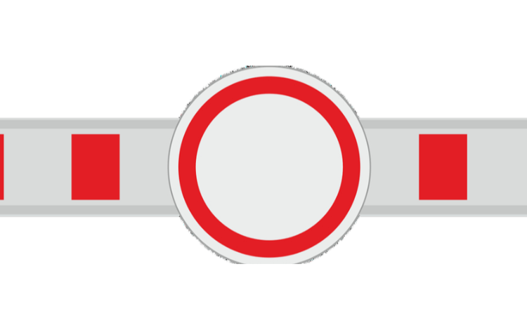 Straßensperre - Heinfelsberg