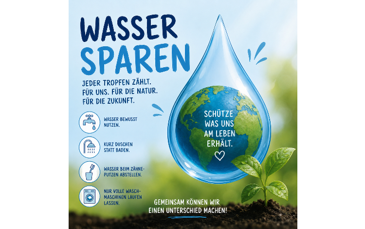 Wasser sparen !!!