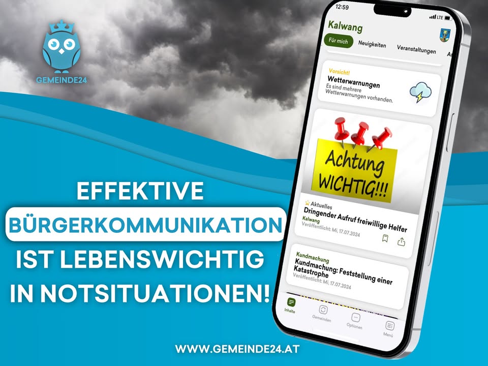 🌩️ Unwetterlage zeigt die Wichtigkeit von Bürgerkommunikation! 🚨