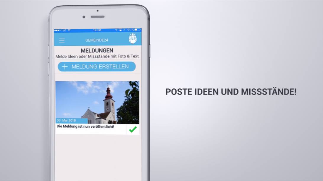 Die Gemeinde24 App Funktionen im Überblick! Ist deine Gemeinde auch schon dabei?