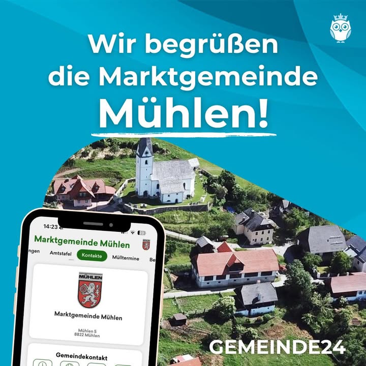 🎉Willkommen bei Gemeinde24, Mühlen!🥳
