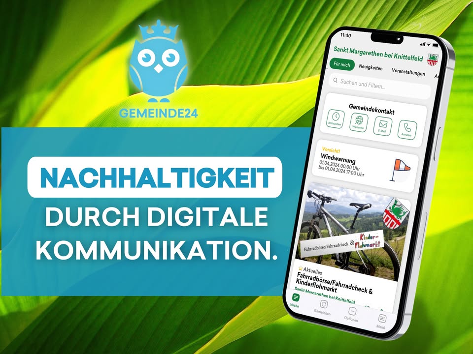 In unserem aktuellen Gemeinde24-Blog💡erfahren Sie, wie Sie durch die Nutzung von 📲Gemeinde24 bzw. digitaler Kommunikati…