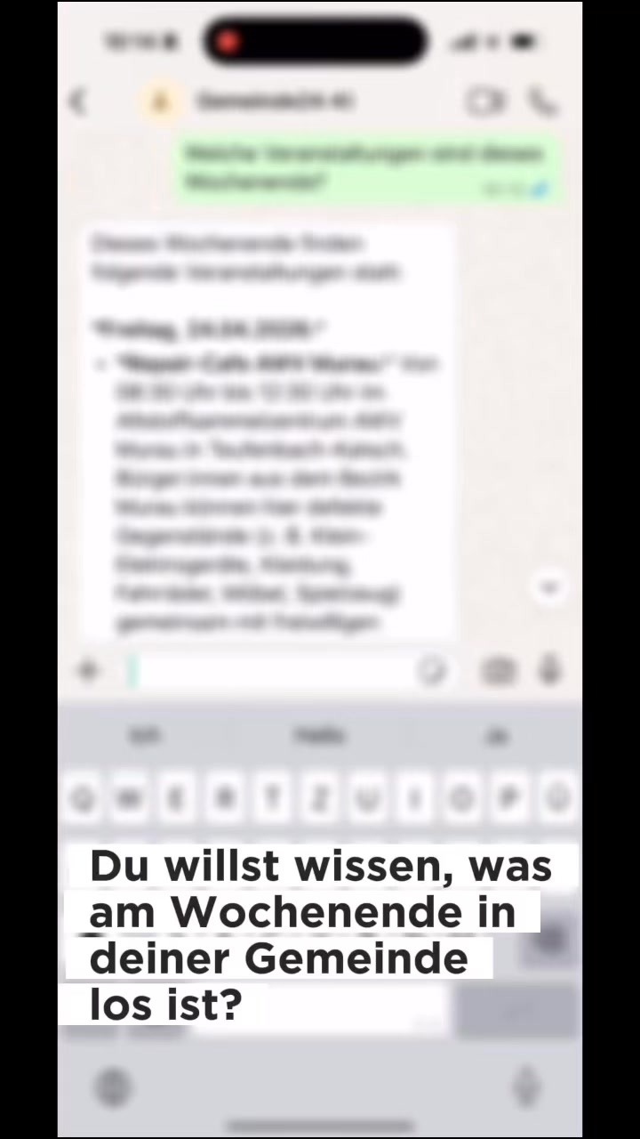 Was ist dieses Wochenende in deiner Gemeinde los? 🏡✨ Welche Veranstaltungen darfst du auf keinen Fall verpassen?