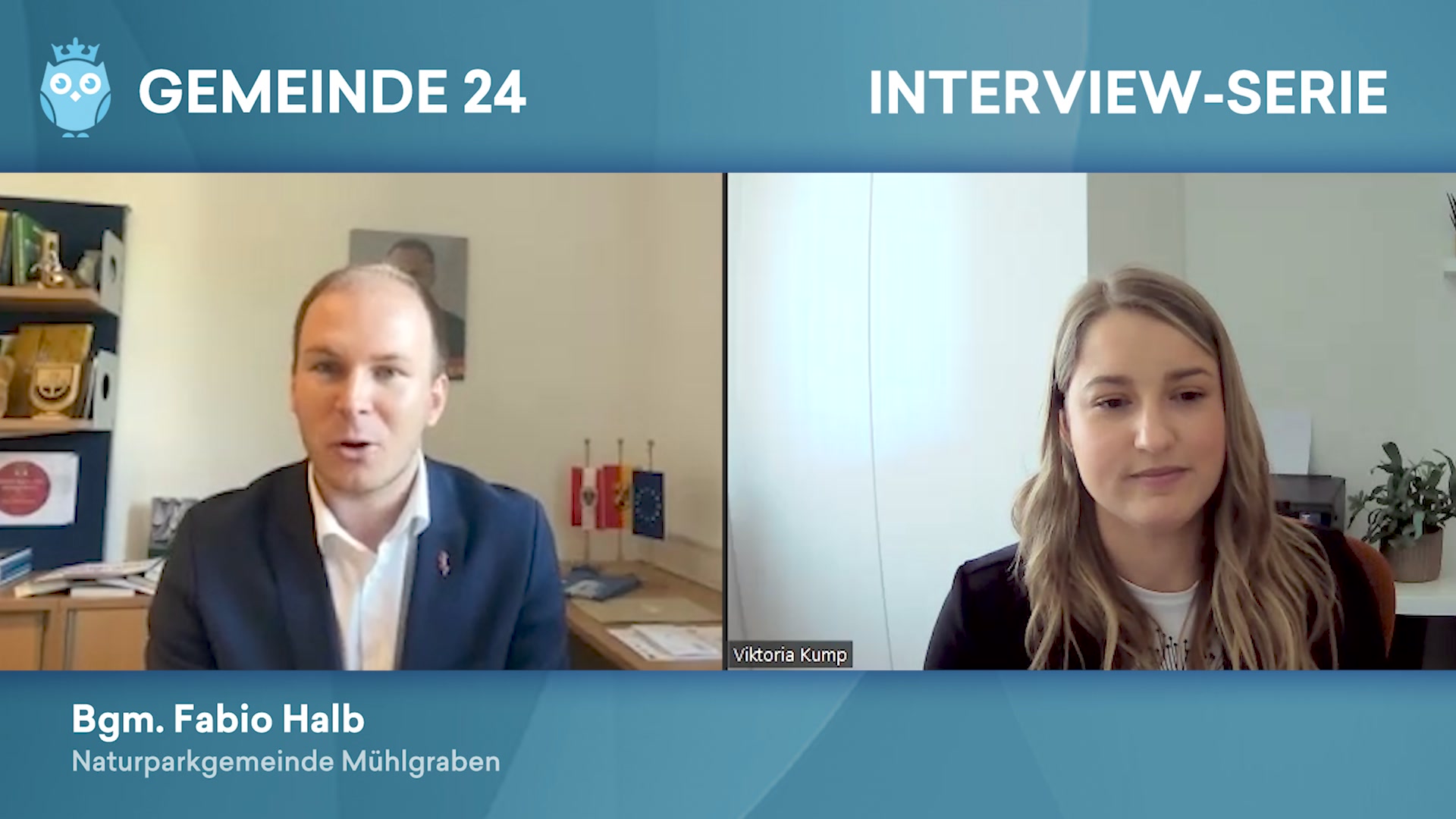 💥Weiter geht unsere Gemeinde24-Interview-Reihe! 🎥😁Diesmal gibt uns Bürgermeister Fabio Halb der Naturparkgemeinde Mühlg…