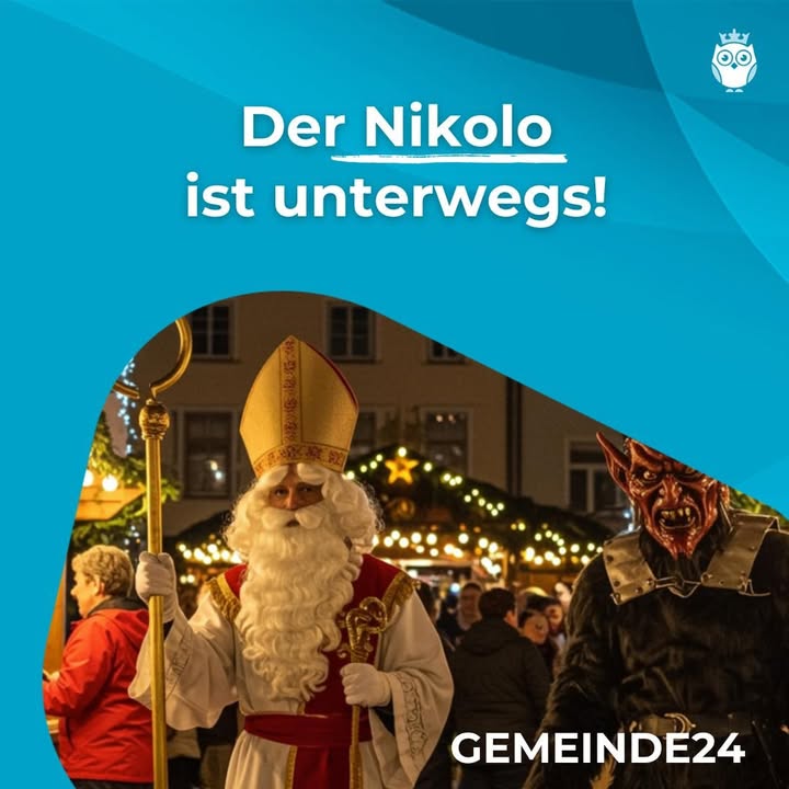 Nikolo & Krampus in deiner Gemeinde! 🎅👹