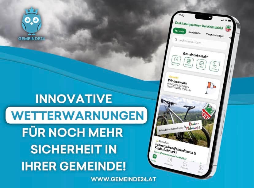 Das Wetter überrascht immer wieder! 💨⛈️☔️ Um vor besonderen Wettereignissen rechtzeitig gewarnt zu werden, haben wir nu…