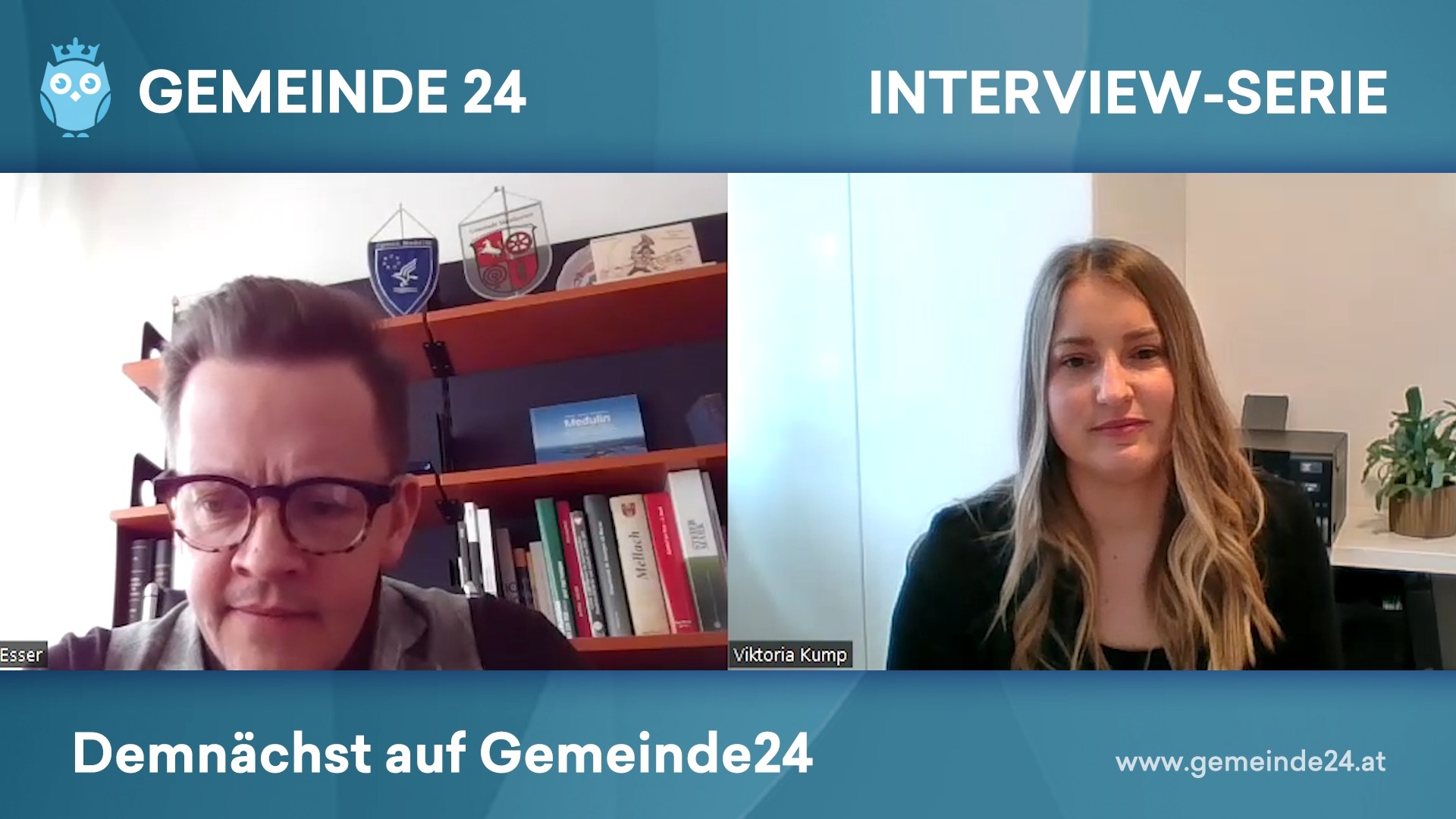 In Kürze startet Viktoria Kump für Gemeinde24 eine spannende Interview-Reihe mit 𝐢𝐧𝐧𝐨𝐯𝐚𝐭𝐢𝐯𝐞𝐧 𝐁ü𝐫𝐠𝐞𝐫𝐦𝐞𝐢𝐬𝐭𝐞𝐫𝐧 & 𝐁ü𝐫𝐠𝐞𝐫𝐦𝐞𝐢…