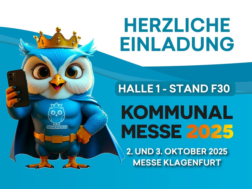 🎉 Wir sind bei der Kommunalmesse in Klagenfurt mit dabei!