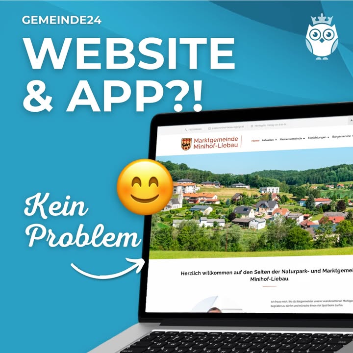 ‼️Website & App? ➡️Mit Gemeinde24 ganz einfach!