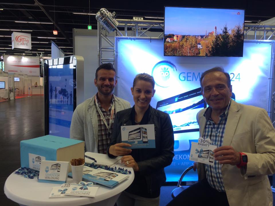 Tag 2 bei der Kommunalmesse in Salzburg - unser Gemeinde24-Team freut sich bis 13.00 Uhr auf Ihren Besuch bei Stand 207…