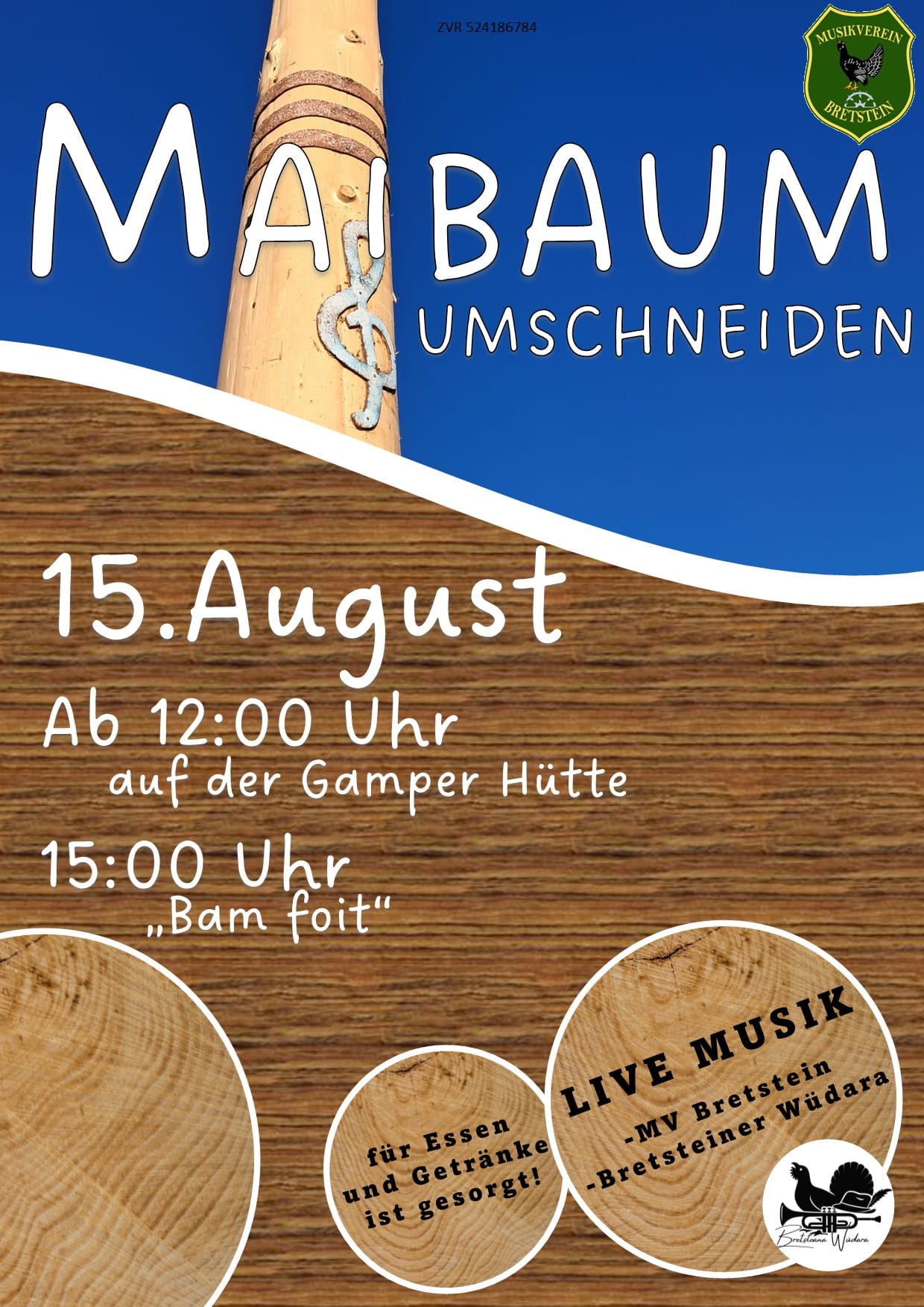 Maibaum-Umschneiden