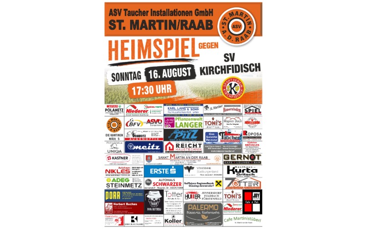 Heimspiel des ASV Sankt Martin an der Raab