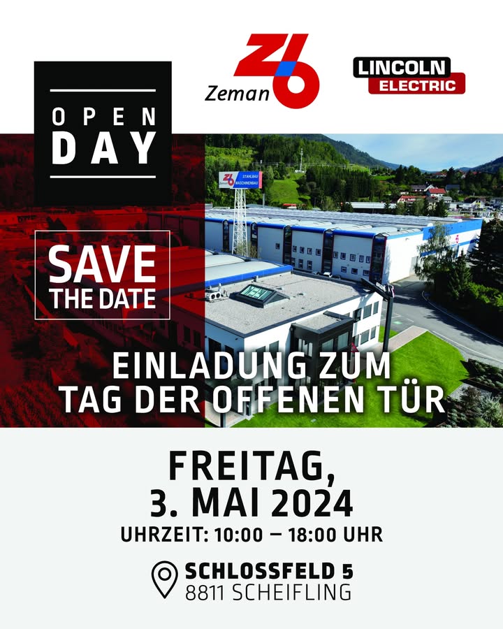 ‼️Der Countdown läuft! 🤩😁👍🏻 Am kommenden Freitag öffnet die Firma Zeman Machines in Scheifling wieder die Tore und gibt…